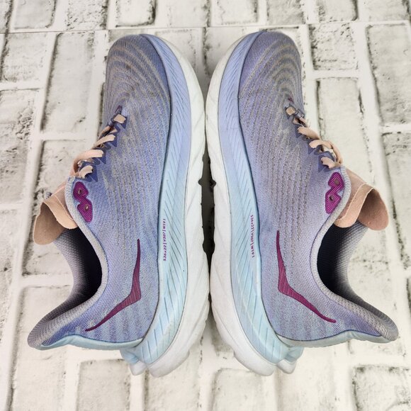 Hoka One One Mach 5 Women's Sz 8.5 B Purple Blue Train Gym Athletic Running Shoe - Picture 7 of 10